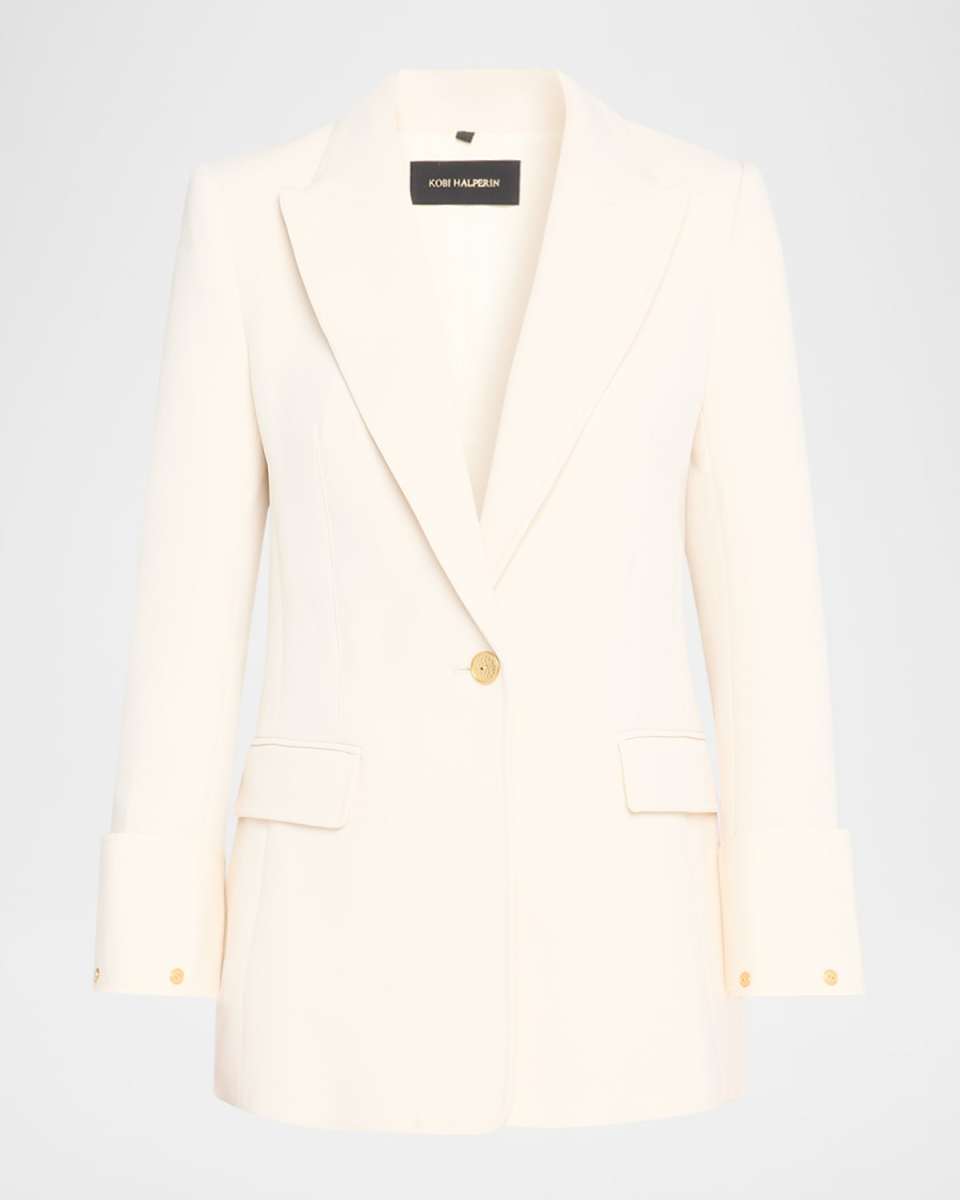 Bella Cuffed Single-Button Jacket